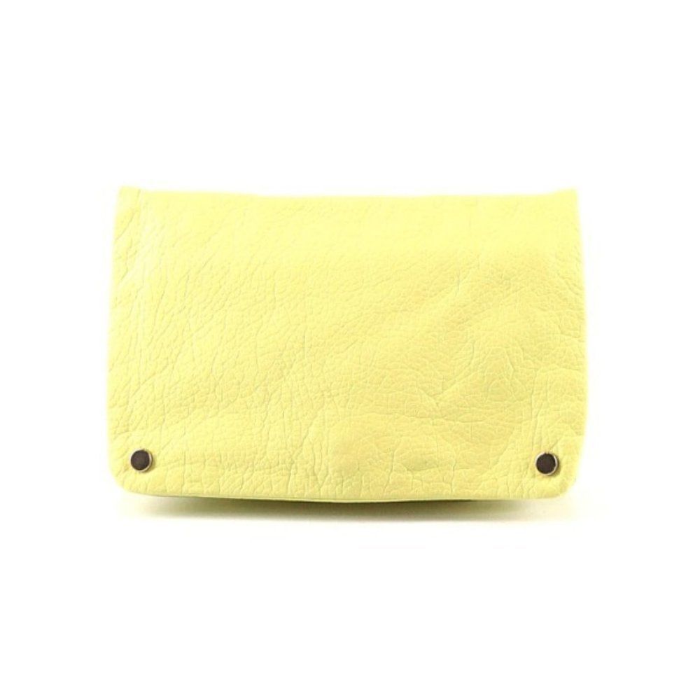 Mossimo Supply Co. Solid Yellow Clutch